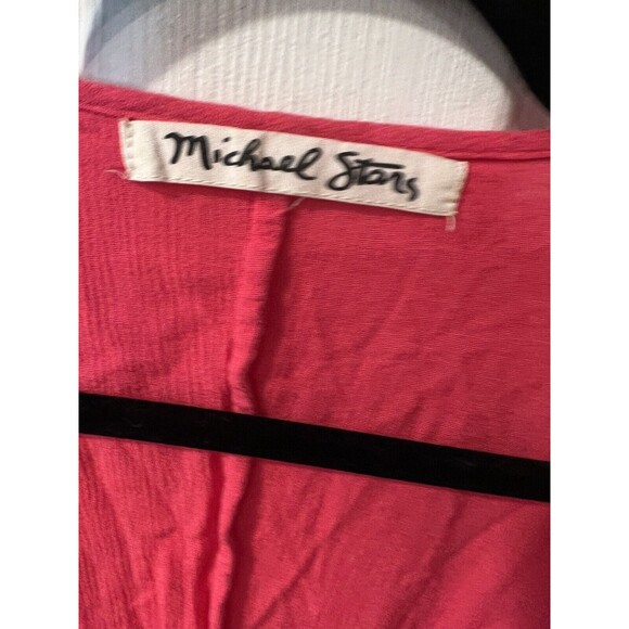 Revolve Michael Stars Caftan Womens One Size Swim Cover Up Tassels For All Ruana - Picture 2 of 7